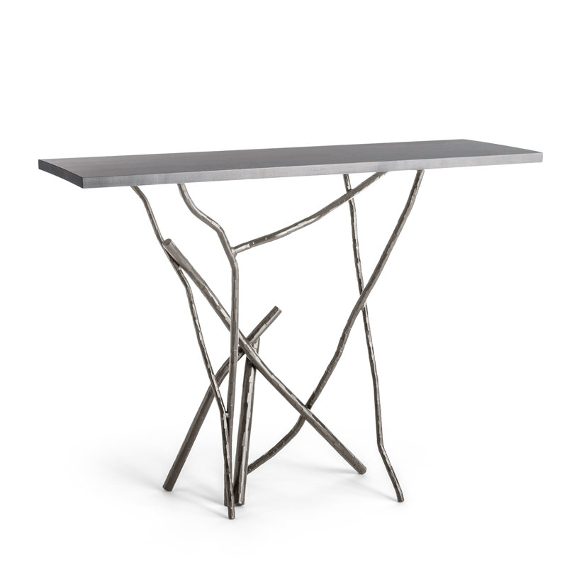 Brindille 46" Console Table, Gray, Natural Iron
