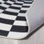 Tapis noir / blanc Kehr-70931495