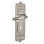 Egg & Dart Plate with Decorative Keyhole and Privacy (Bed & Bath) with Parlour Lever-538564595-538563593