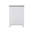 Commode de campagne moderne Pinetop, blanc / brun foncé-1369819088
