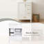Meuble-lavabo compact de 61 cm (24 po) avec lavabo en céramique, armoire en MDF, rangement, design moderne-994444894