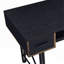 Bureau d'ordinateur à finition noire