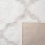 Tapis blanc / argenté Danesh-996169056
