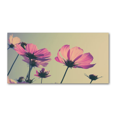 Pink Flowers - Wrapped Canvas Print