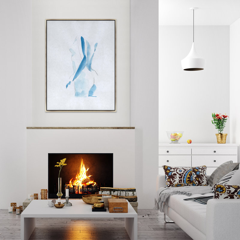 «Beauty of Love I» par Helen Parker - peinture sur toile, H 46,5 po x l 37,5 po, Image au gel brossé