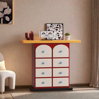 Eight-Drawer Entryway Cabinet