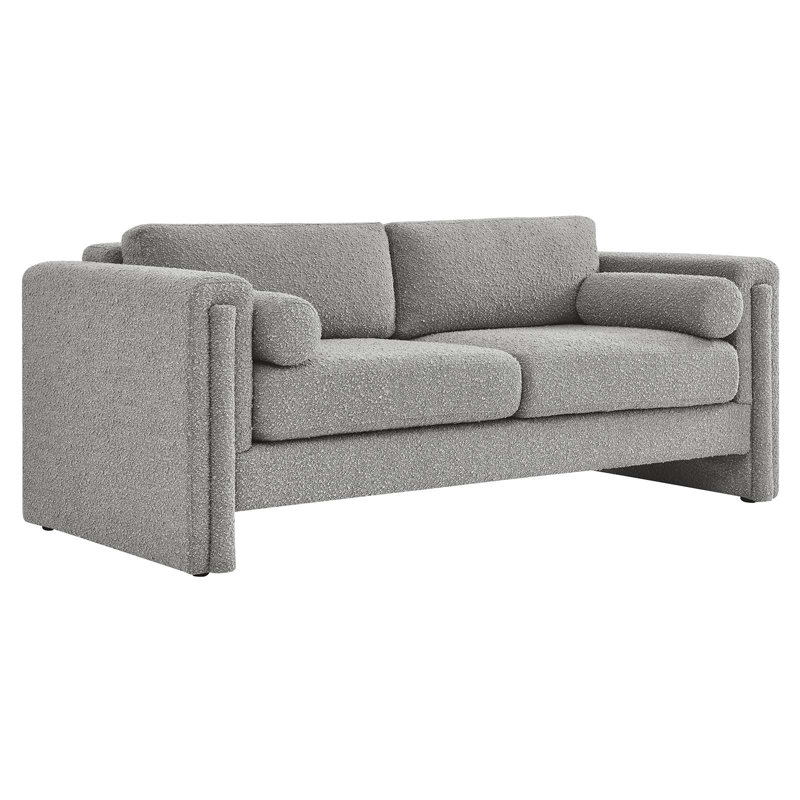 Modway Visible Sofas, Light Gray Boucle