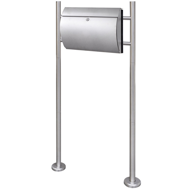 Steel Post Mounted Post Box