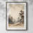 Vintage Landscape VII -Framed Print
