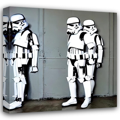 «Stormtrooper Six» par Stephen Chambers - impression sur toile tendue