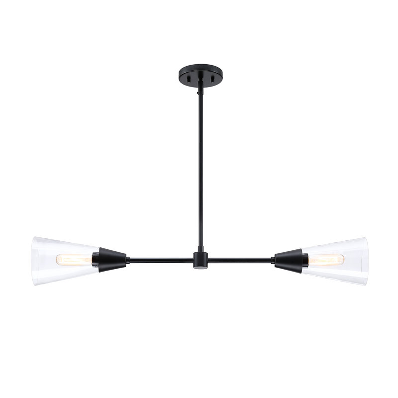 Luminaire suspendu moderne Spoutnik à 2 lumières