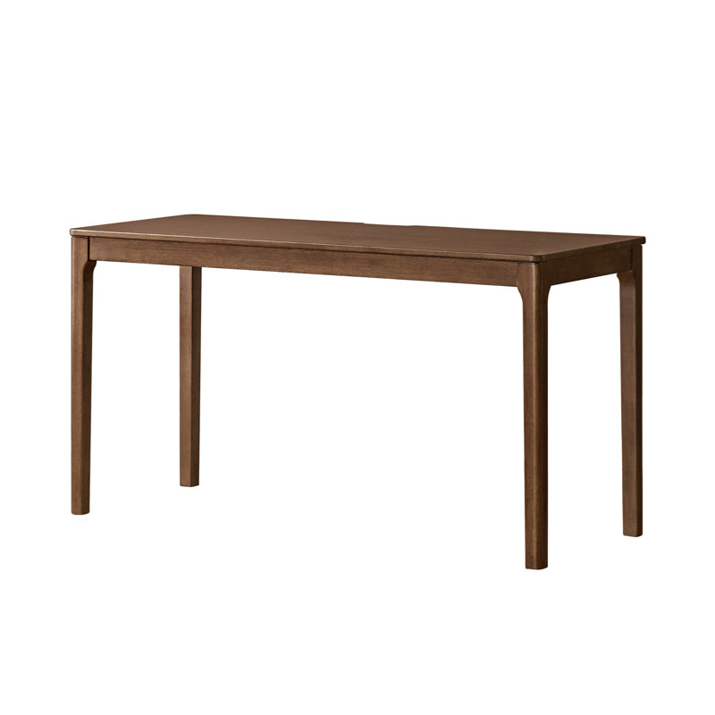 Bureau en bois massif avec tiroir, L 39 po, Brun