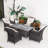 4 - Person Outdoor Patio Dining Set With Rectangular Table , Cushions Included