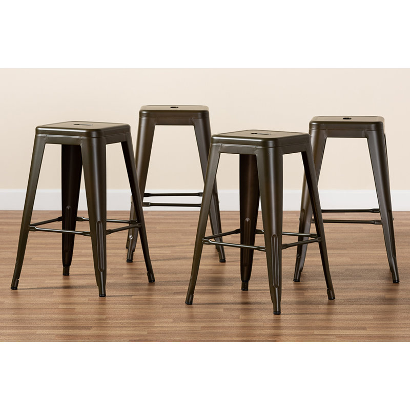 Tabouret de comptoir 26 po Karynn, Brun