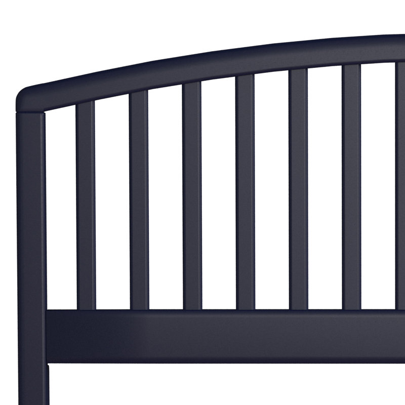Brekke Solid Wood Headboard, Full/Queen, Dark Navy
