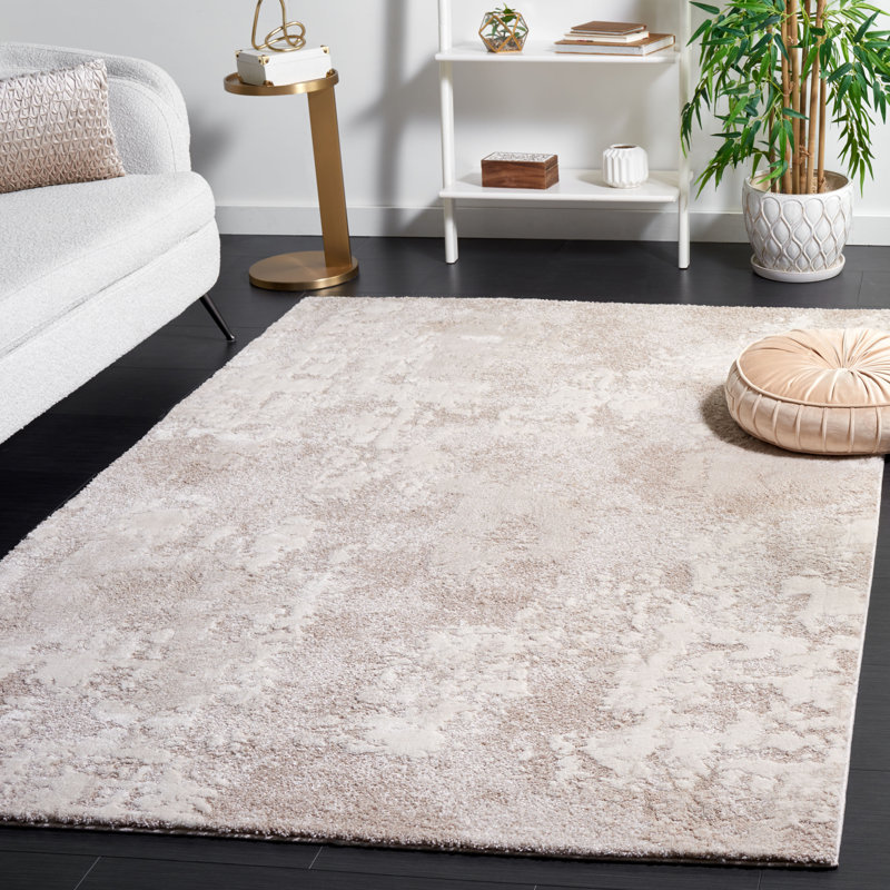 Graymond Performance Abstract Rug, Rectangle 5'3" x 7'7"
