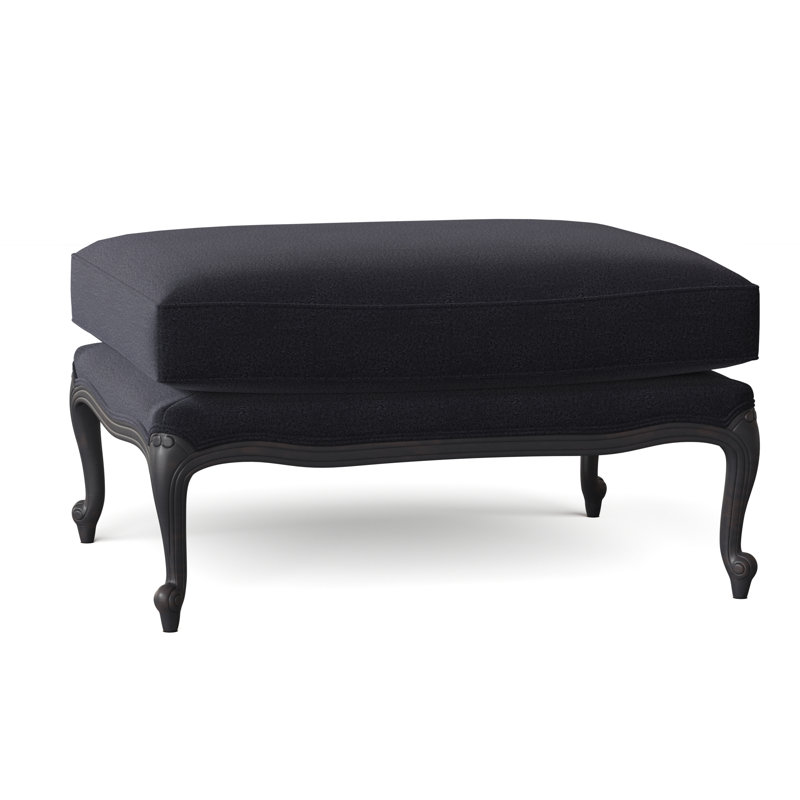 St. Helena Ottoman, Espresso, Venice Navy