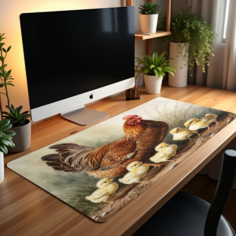 Polyester Desk Pad, 31.5x15.5