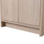 Meuble-lavabo autoportant de 36 pouces avec lavabo en résine et 2 portes d'armoire à fermeture en douceur-125514831