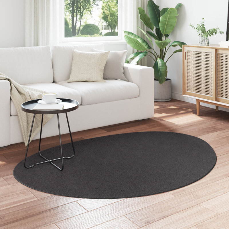 Rugs Anthracite Decorative Inlays Area Rug, Novelty 120 x 170 cm, Polyester