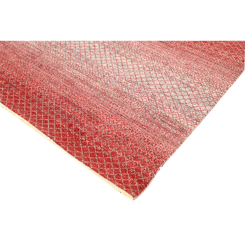 Wool Striped Area Rug, Rectangle 9' x 12'
