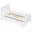 Twin Size Platform Bed With Trundle And Drawers
