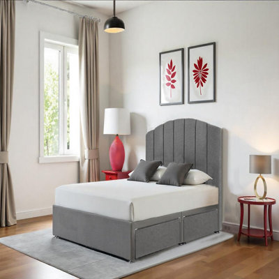Upholstered Bed with Mattress