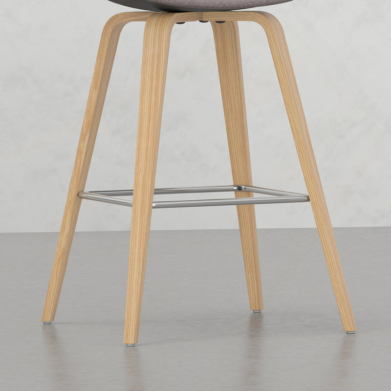 Tabouret à hauteur de comptoir / de bar Bentwood (ensemble de 2), Mocha
