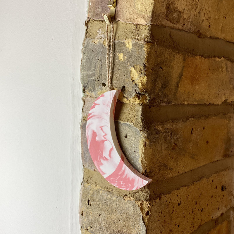 Moon Wall Hanging, Pink
