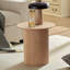 Table de chevet ronde 17,71 pouces