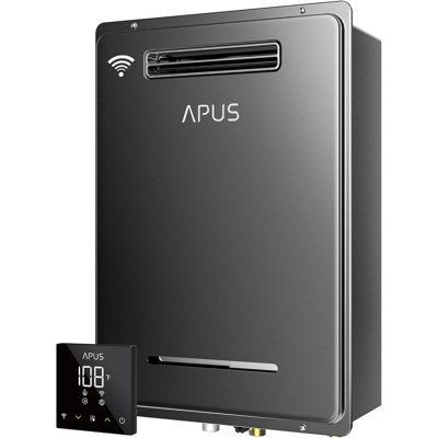 Chauffe-eau sans réservoir au propane 190 000 BTU avec application WiFi et télécommande câblée