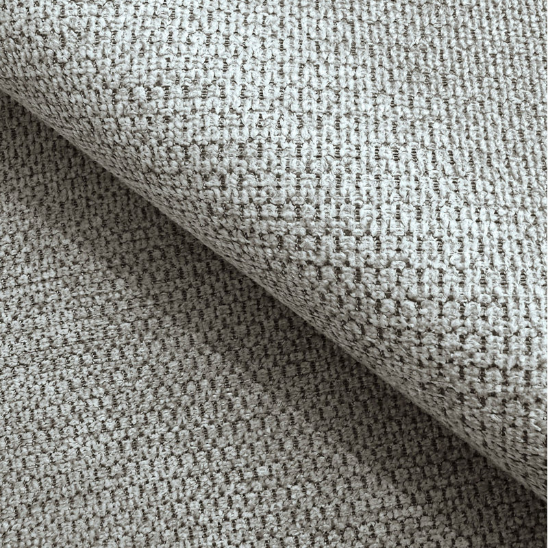 Bubble 147 Wide Ottoman, Light Grey
