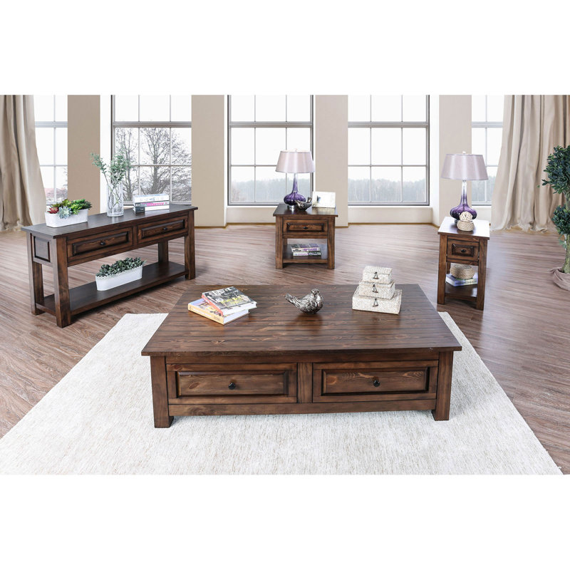 Keysi 48'' Solid Wood Console Table