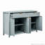 Sophisticated Sideboard Cabinet with Multiple Storage Options and Artistic Design-113296275