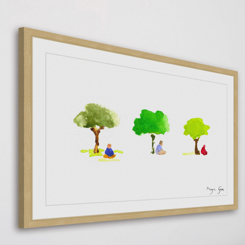 Maya Gur - Single Picture Frame Painting, 61cm H x 91cm W x 3.81cm D