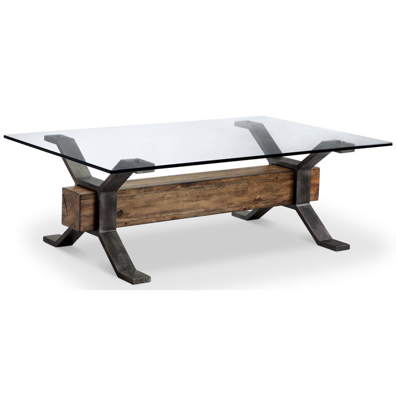 Schott Glass Top Single Coffee Table
