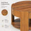 Table basse à plateau relevable Farmhouse
