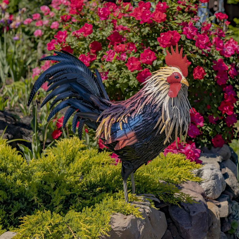 Statue de coq Azeema