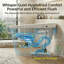 Bidet de toilette intelligent avec siège confort ADA, couvercle à ouverture / fermeture automatique, siège ouvert avec capteur de pied, couvercle à capteur de chasse d'eau, affichage numérique à DEL, toilette de bidet allongée