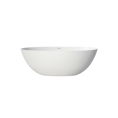 Premium Solid Surface Deep Soaking Bathtub