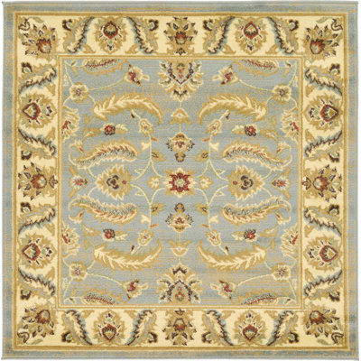 Tapis oriental jaune / bleu Niles