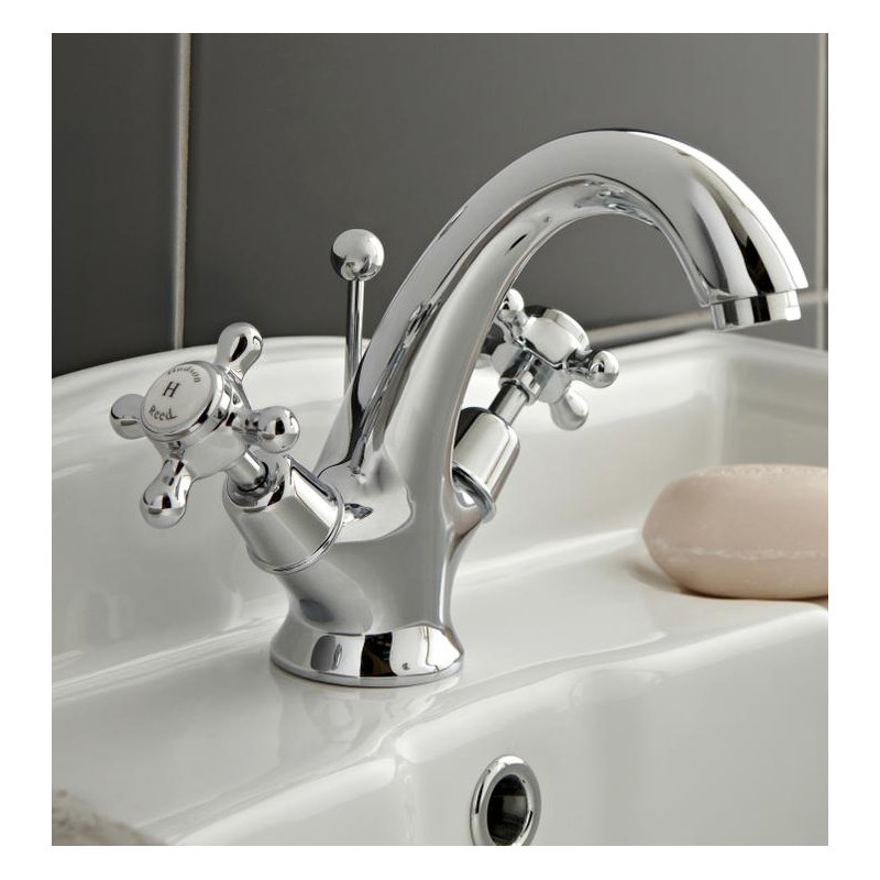Topaz Mono Basin Mixer with Waste