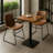 Faux Leather Upholstered Metal Side Chair-64827203