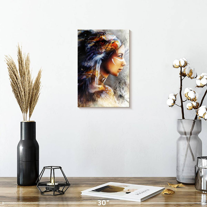 Lelar Indian Warrior, 12" H x 8" W