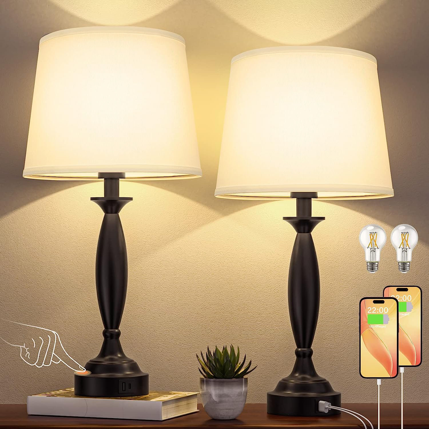 Darby Home Co Shammi Metal USB Table Lamp Wayfair