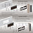 60" Smart WiFi Electric Fireplace Heater Recessed & Wall Mounted Fireplace Insert-1881485052