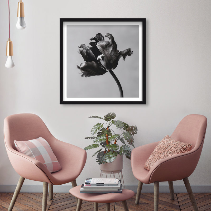 Tidal Wilt I Print by Oliver Gal, 25.5"H x 25.5"W, Black Shadowbox