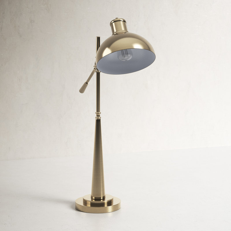Edmonia Brae 32" Brass Desk Lamp