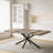 55.11"-70.86"Retro Rectangular Stretch Dining Table-979097056