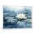 Cadre flottant blanc